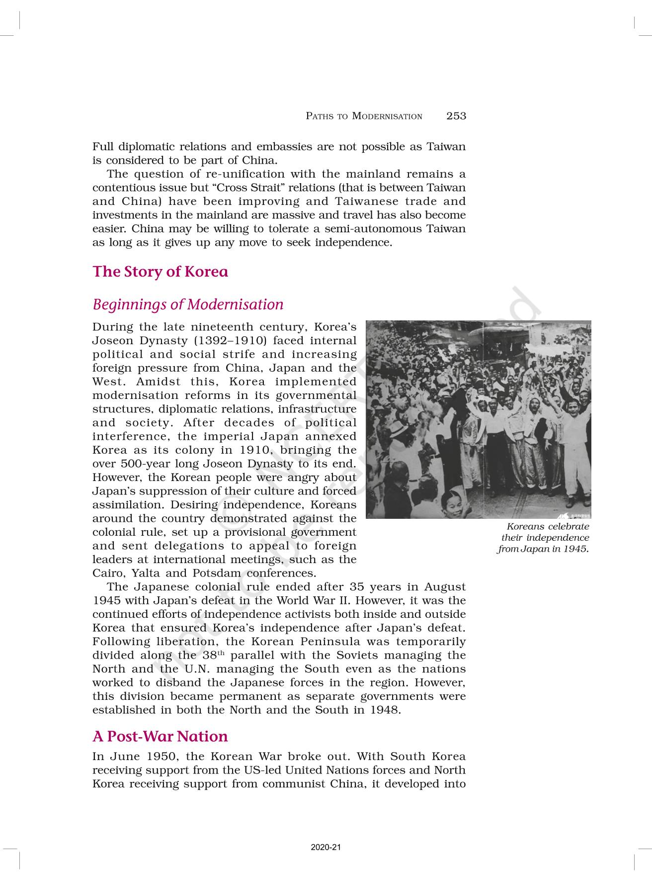 Paths To Modernisation Ncert Book Of Class 11 Themes In World History